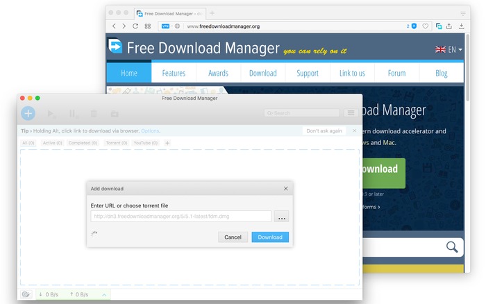 Phần mềm Free Download Manager