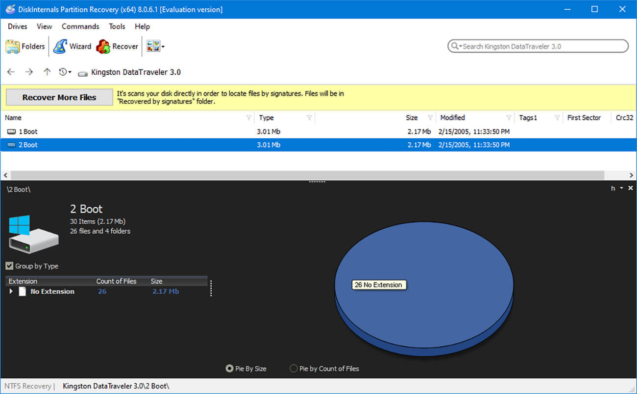 Phần mềm DiskInternals Partition Recovery
