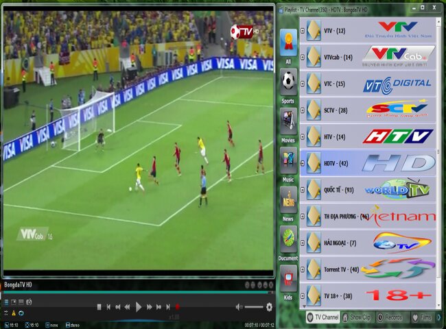 Phần mềm Simple TV