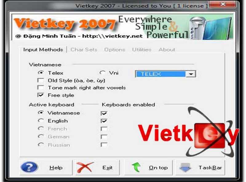 Phần mềm Vietkey